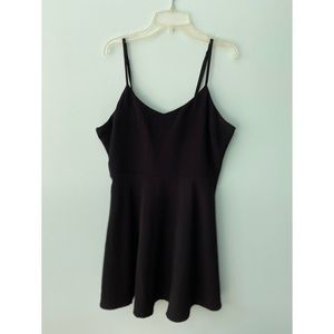 Black skater dress
